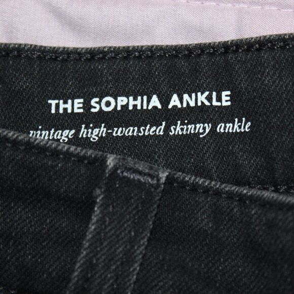Ag Adriano Goldschmied The Sophia Ankle Vintage High Waisted  Skinny Jeans 28 - Picture 10 of 12
